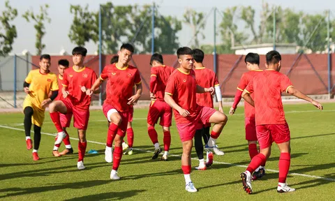Đội tuyển U20 Việt Nam bảo toàn lực lượng trước giờ công bố danh sách tham dự Vòng chung kết giải Bóng đá U20 châu Á